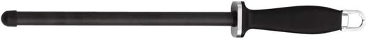 Rockingham Forge Black Ceramic Sharpening Rod with Plastic Handle, 11”, 28cm