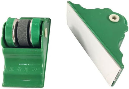 2 Pack Rolling Knife Sharpener Kit Roller Style Knife Sharpener Knife Sharpening Tool for Kitchen Knives Chef Knife Meat Cleaver Razor Sharp Blades Butcher Knife Kitchen Scissors Poultry Shears