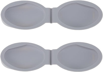 Cabilock 2Pcs Oyster Holder and Shucking Tool Set Ergonomic Non-Slip Silicone Clamps for Safe and Easy Oyster Opening Ideal for Home Bbq Picnics and Seafood Lovers