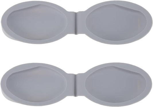 Cabilock 2Pcs Oyster Holder and Shucking Tool Set Ergonomic Non-Slip Silicone Clamps for Safe and Easy Oyster Opening Ideal for Home Bbq Picnics and Seafood Lovers