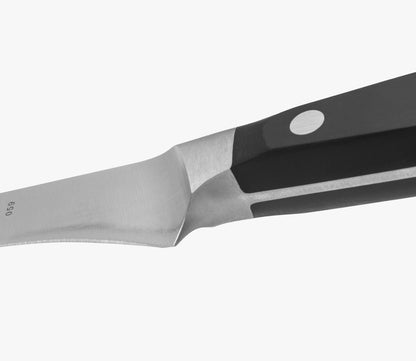 Arcos Forged Paring Knife 4 Inch Stainless Steel. Sharp Kitchen Knife for Peeling Fruits and Vegetables. Ergonomic Polyoxymethylene Handle and 100mm Blade. Series Manhattan. Color Black