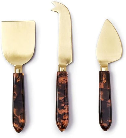 Twos Company, Tortoise Swirl Cheese Knives