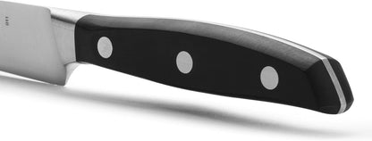 Arcos Forged Paring Knife 4 Inch Stainless Steel. Sharp Kitchen Knife for Peeling Fruits and Vegetables. Ergonomic Polyoxymethylene Handle and 100mm Blade. Series Manhattan. Color Black