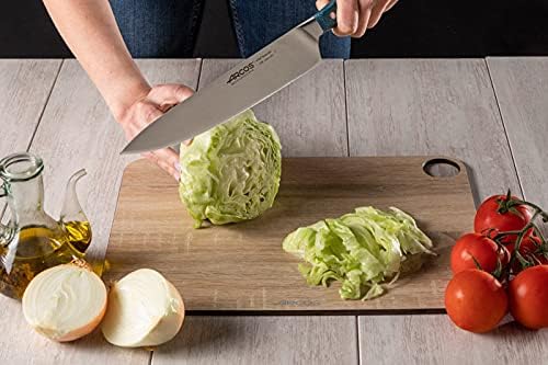 Arcos Forged Boning Knife in Nitrum Stainless Steel, Professional 6 Inch Butcher Knife for Removing Meat from Bones, Ergonomic Blue Handle, Brooklyn Series