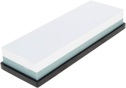 Utoolmart Double-Sided Whetstone Knives Sharpener Sharpening Stone 600/1500 Grit Water Stone for Scissors Razors Carving Tool 1Pcs