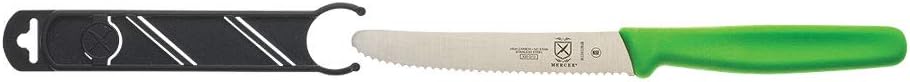 Mercer Culinary Bar Knife,Black, 4” Plain Edge, Pointed Tip