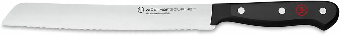 Wüsthof Gourmet 8" Bread Knife, Black
