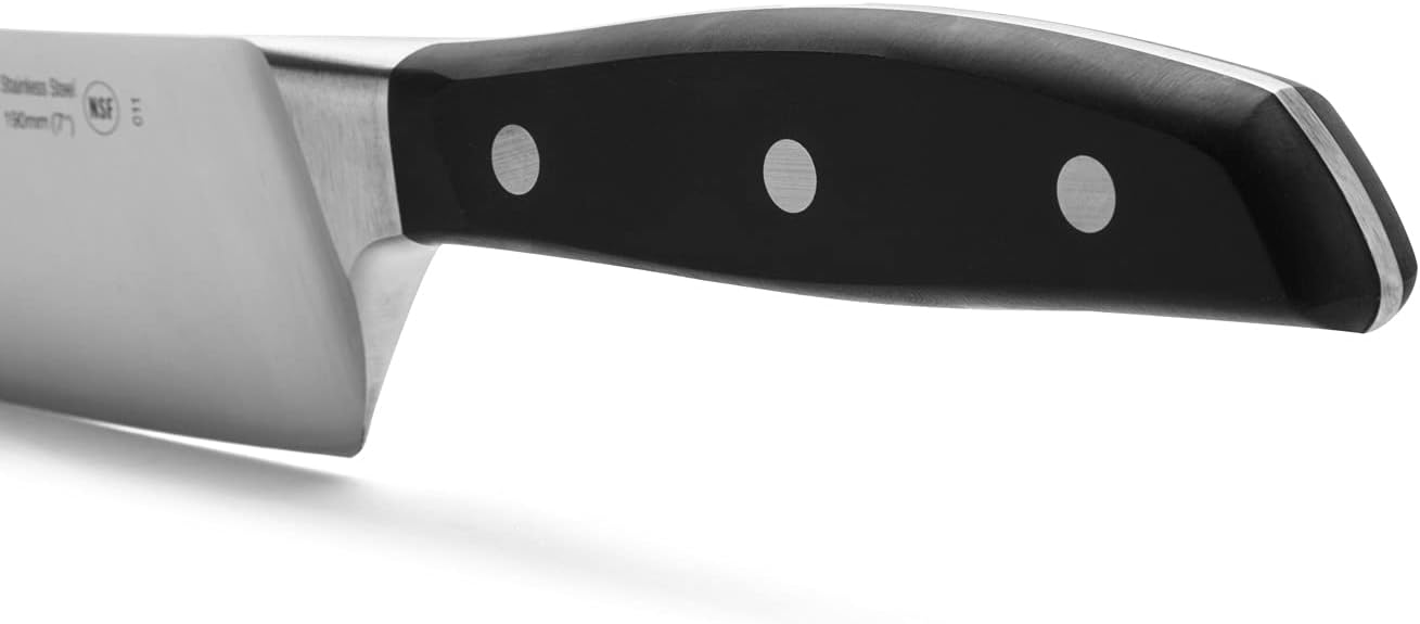 Arcos Forged Paring Knife 4 Inch Stainless Steel. Sharp Kitchen Knife for Peeling Fruits and Vegetables. Ergonomic Polyoxymethylene Handle and 100mm Blade. Series Manhattan. Color Black