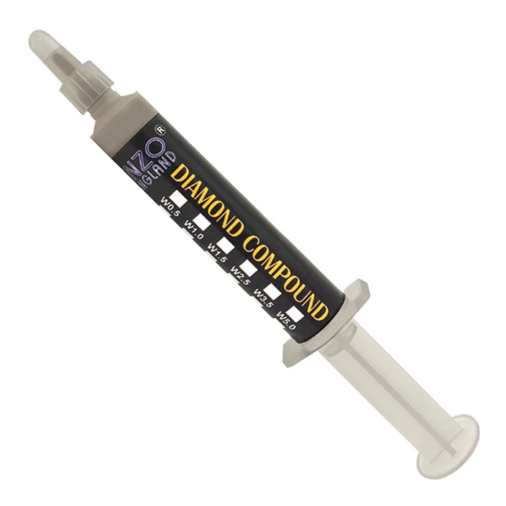 Diamond Stropping Lapping Sharpening Honing Buffing Polishing Cutting Abrasive Paste Compound For Razor Knife Hand Tools Sharp Cutting Edge Blade (2.5 Micron 4000#)