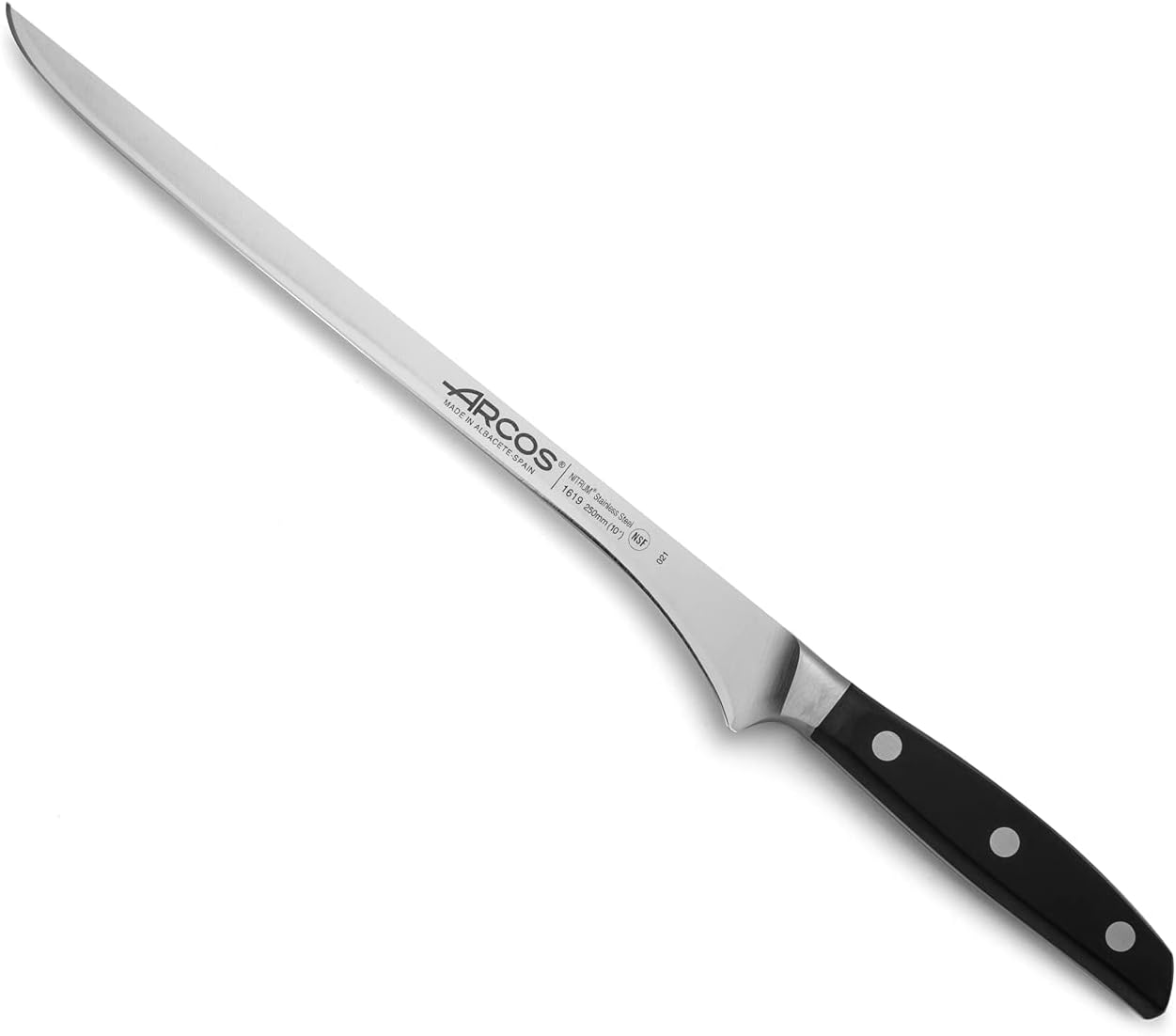 Arcos Forged Paring Knife 4 Inch Stainless Steel. Sharp Kitchen Knife for Peeling Fruits and Vegetables. Ergonomic Polyoxymethylene Handle and 100mm Blade. Series Manhattan. Color Black