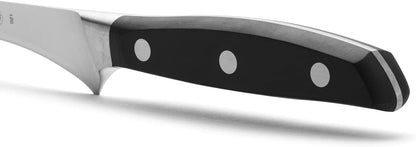 Arcos Forged Paring Knife 4 Inch Stainless Steel. Sharp Kitchen Knife for Peeling Fruits and Vegetables. Ergonomic Polyoxymethylene Handle and 100mm Blade. Series Manhattan. Color Black