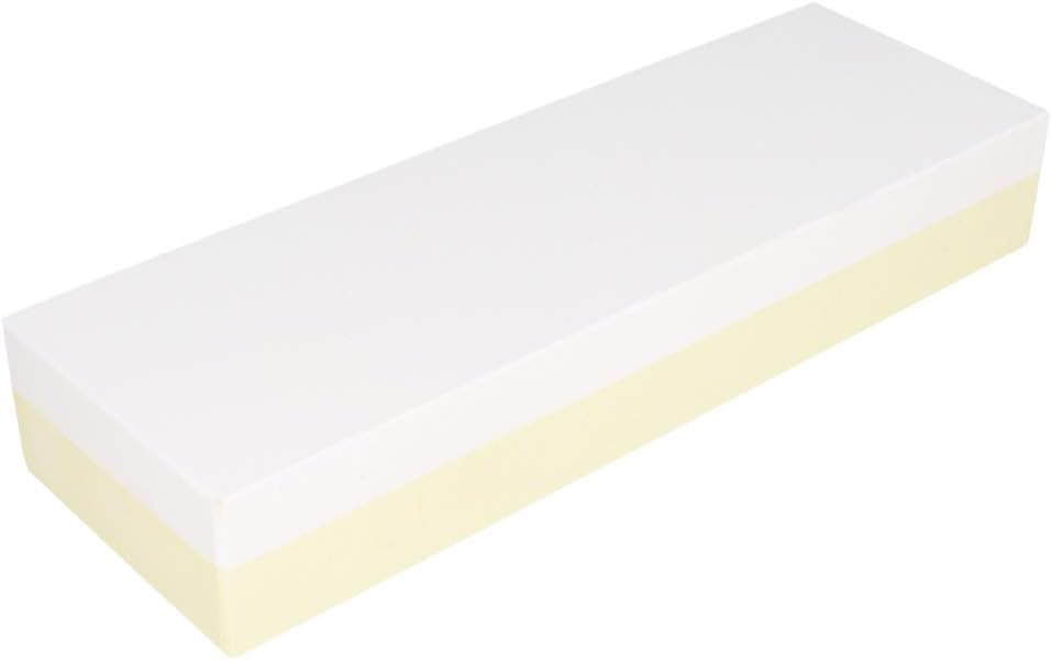 Utoolmart Double-Sided Whetstone Knives Sharpener Sharpening Stone 600/1500 Grit Water Stone for Scissors Razors Carving Tool 1Pcs