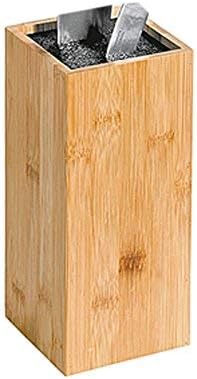 Kesper Knife Block, 10 x 10 x 23 cm, Wood, Beige