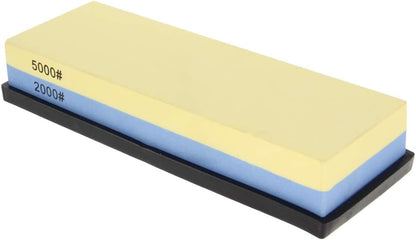 Utoolmart Double-Sided Whetstone Knives Sharpener Sharpening Stone 600/1500 Grit Water Stone for Scissors Razors Carving Tool 1Pcs
