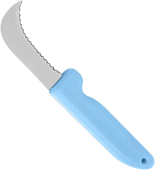 Zenport K104 Harvest Utility Knife, Landscape, 3-Inch Stainless Steel Deep Serrated Blade