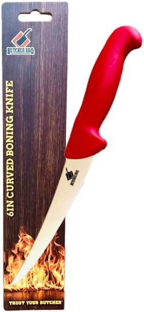 Butcher BBQ 6 inch Curved Semi Stiff Boning Knife