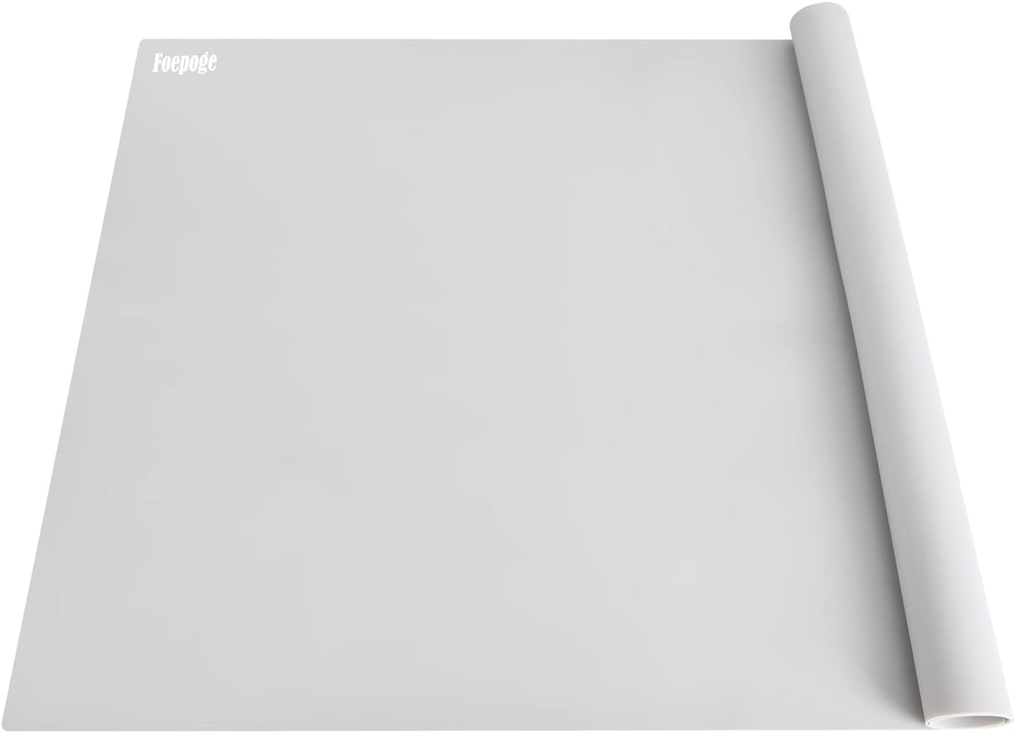 36.2" x 24" Extra Large Silicone Mat for Epoxy Resin, Nonstick Silicon Mats for Crafts Jewelry Casting, Non-Slip Kitchen Table Placemats for Countertop Protector Heat Resistant by Foepoge, Black