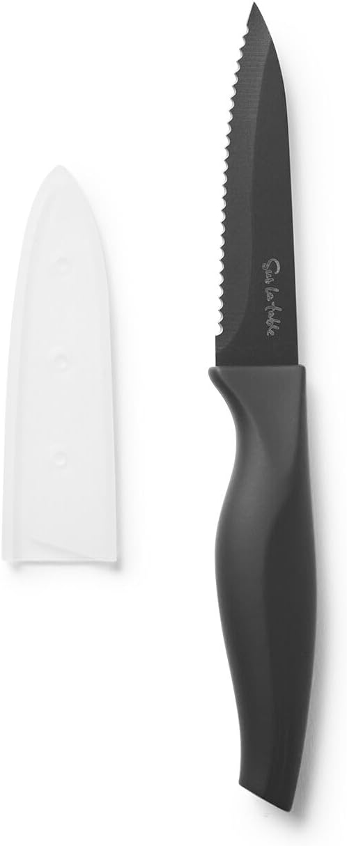 Sur La Table Serrated Paring Knife, Slate