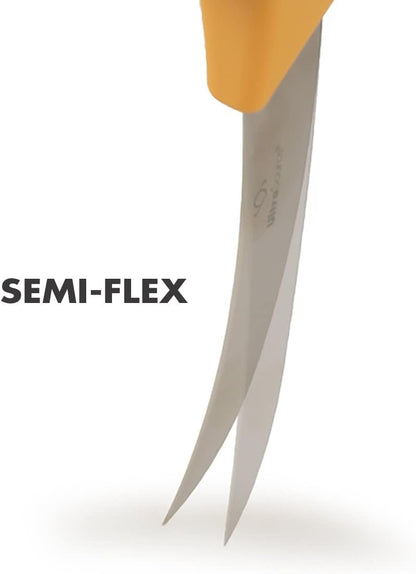 ULTRASOURCE - Boning Knife, 6" Curved/Semi-Flexible Blade, Polypropylene Handle