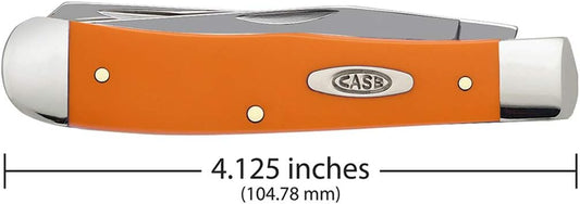 Case WR XX Pocket Knife Sparxx White Jigged Synthetic Trapper Item #60182 - (6254 SS) - Length Closed: 4 1/8 Inches