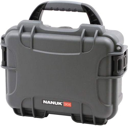 NANUK 904 Hard Case with Foam – IP67 Waterproof Protective Case for Camera, Drone & Gear – Impact-Resistant & Dustproof – Perfect for Travel 10.2" x 7.9" x 4.5" – Yellow