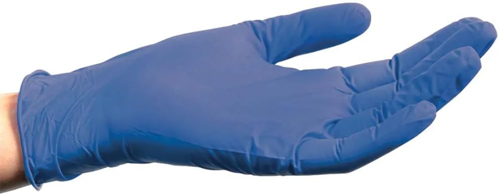 ForPro Disposable Nitrile Gloves, Chemical Resistant, Powder-Free, Latex-Free, Non-Sterile, Food Safe, 4 Mil