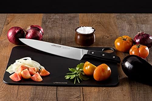 Arcos Forged Paring Knife 4 Inch Stainless Steel. Sharp Kitchen Knife for Peeling Fruits and Vegetables. Ergonomic Polyoxymethylene Handle and 100mm Blade. Series Manhattan. Color Black
