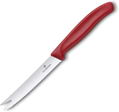 Victorinox Swiss Classic Cheese and Sausage Paring Knife, 4.3 inches, Black (6.7863)