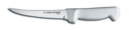 Dexter Russell P94823 Basics (31618) Boning Knife, 6", Curved, Stain-Free, high-Carbon Steel, Textured, Polypropylene White Handle, NSF Certified‍‌‌‌‍‌‌‍‌‌‌‌‍‌‌‌‍‌‌‍‌‌‌‌‍‌