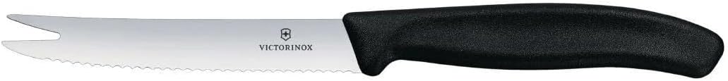 Victorinox Swiss Classic Cheese and Sausage Paring Knife, 4.3 inches, Black (6.7863)