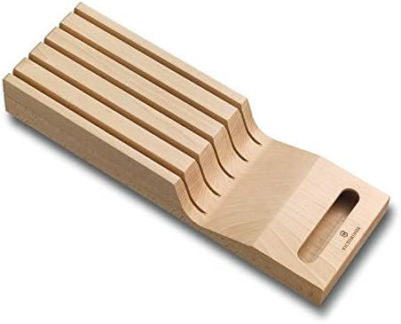 Victorinox Drawer Knife Holder Empty 5 Kitchen Knives Storage Space Saving Beech