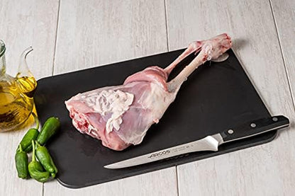 Arcos Forged Paring Knife 4 Inch Stainless Steel. Sharp Kitchen Knife for Peeling Fruits and Vegetables. Ergonomic Polyoxymethylene Handle and 100mm Blade. Series Manhattan. Color Black
