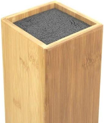 Kesper Knife Block, 10 x 10 x 23 cm, Wood, Beige