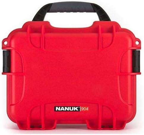 NANUK 904 Hard Case with Foam – IP67 Waterproof Protective Case for Camera, Drone & Gear – Impact-Resistant & Dustproof – Perfect for Travel 10.2" x 7.9" x 4.5" – Yellow