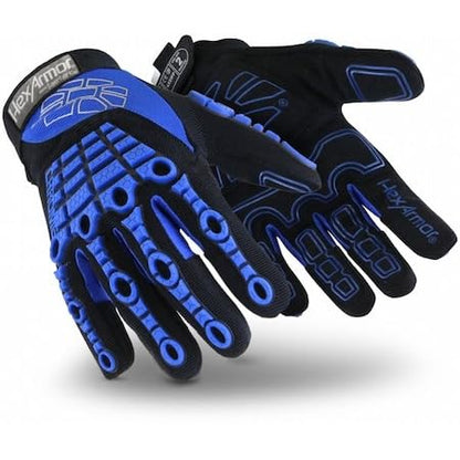 HexArmor Cut-Resistant Impact Protection PU Palm Work Gloves | Rig Lizard® Series 2095 | Large