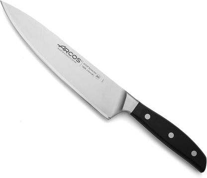 Arcos Forged Paring Knife 4 Inch Stainless Steel. Sharp Kitchen Knife for Peeling Fruits and Vegetables. Ergonomic Polyoxymethylene Handle and 100mm Blade. Series Manhattan. Color Black