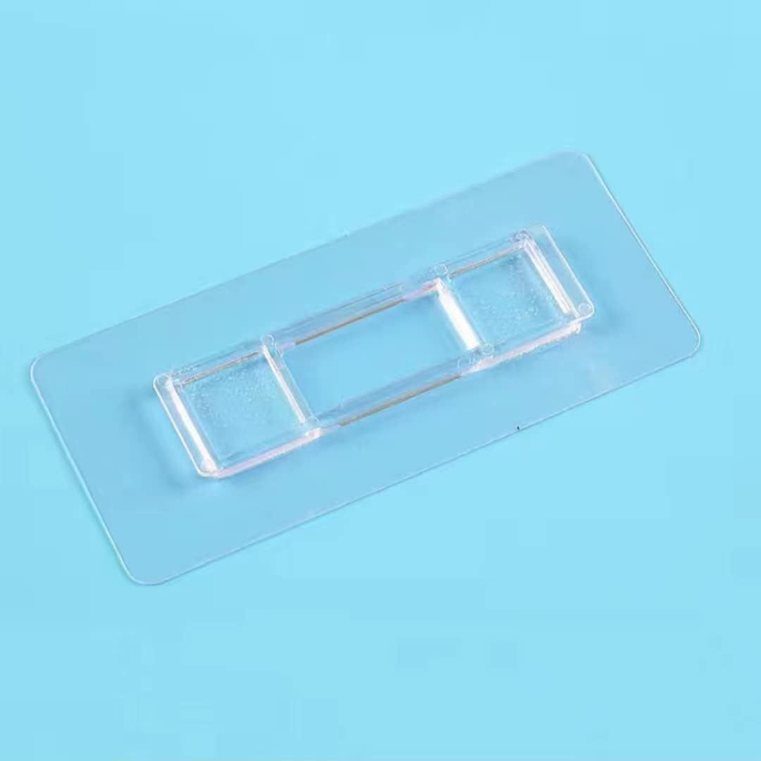 12 PCS Wall Mounted Replacement Sticky pads for Kitchen Bathroom Shower Caddy Organizer Rack Holder Nail Free Adhesive Hooks (Square)