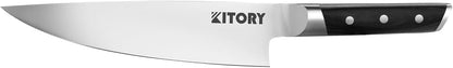 Kitory Slicing Carving Knife - 12" Brisket Knife - Pakka Wood Handle - Forged German High Carbon Steel Granton Blade, BBQ, Grilling Gifts For Men -Metadrop Series
