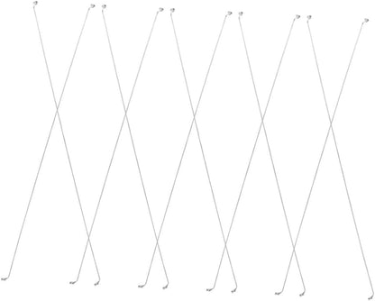 20Pcs Cheese Slicer Replacement Wire 5.51 Inch Stainless Steel Cutting Wire for Handheld Cheese Cutter Suitable for Slicing Butter and Ham in Home Kitchen