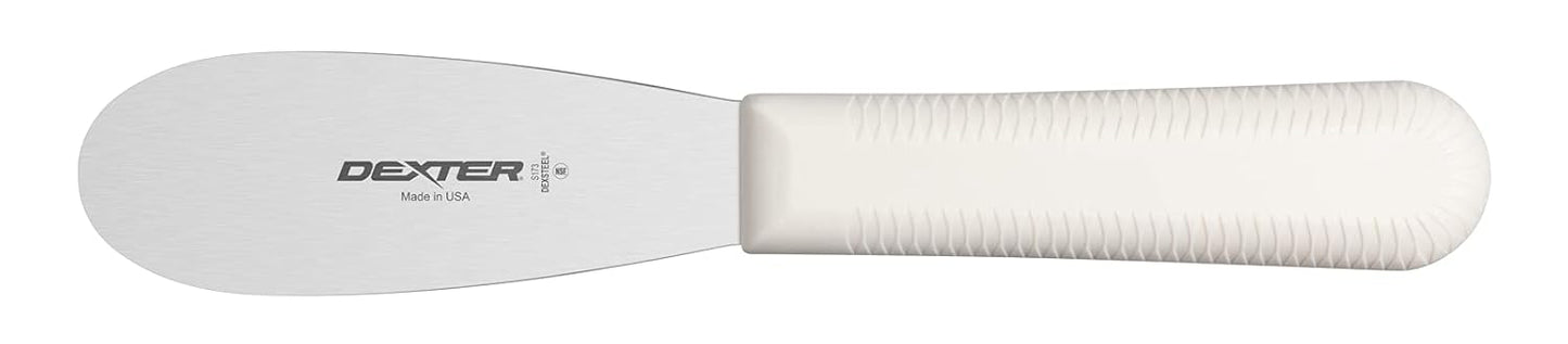 ‌‌Dexter Russell S173PCP Sani-Safe 18193 Sandwich Spreader, 3-1/2" Stainless Steel Blade with Textured Polypropylene White Handle, Professional Butter and Condiment Spreader, NSF, Made in USA‌‌‍‌‌