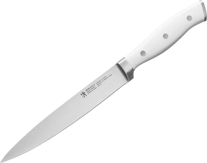 HENCKELS Forged Accent Razor-Sharp 2-pc Carving Knife Set, White Handle, German Engineered Informed by 100+ Years of Mastery