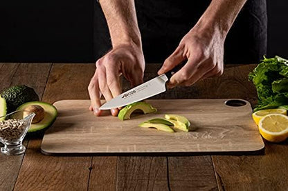 Arcos Forged Paring Knife 4 Inch Stainless Steel. Sharp Kitchen Knife for Peeling Fruits and Vegetables. Ergonomic Polyoxymethylene Handle and 100mm Blade. Series Manhattan. Color Black