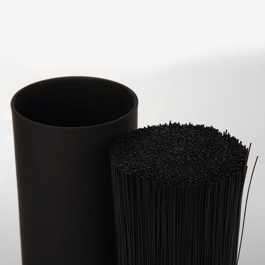 ARCOS Universal Knife Block Set Without Knives up to 8 Inch. Made of thermoplastic Elastomer. Series Tacos Universales. Black