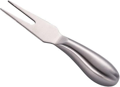 Black Cheese Knives Set 6 Piece Slicer Cutter Fork Spreader Tool Collection Stainless Steel