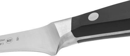 Arcos Forged Paring Knife 4 Inch Stainless Steel. Sharp Kitchen Knife for Peeling Fruits and Vegetables. Ergonomic Polyoxymethylene Handle and 100mm Blade. Series Manhattan. Color Black