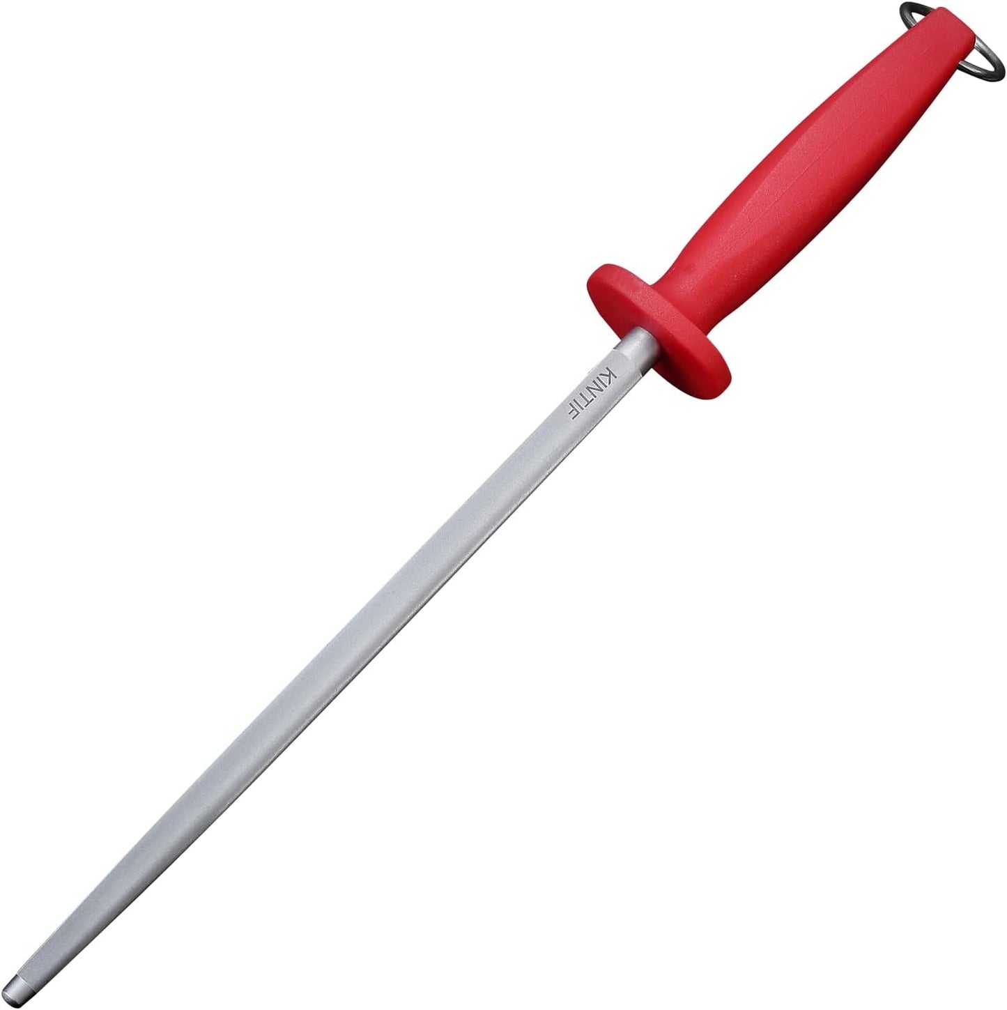 10 inch Honing Steel Honing Rod, Kitchen Knife Sharpener, High Carbon Steel, Fine Lines, High hardness,Helps Repair Restore Polish Blades Sharpening Steel
