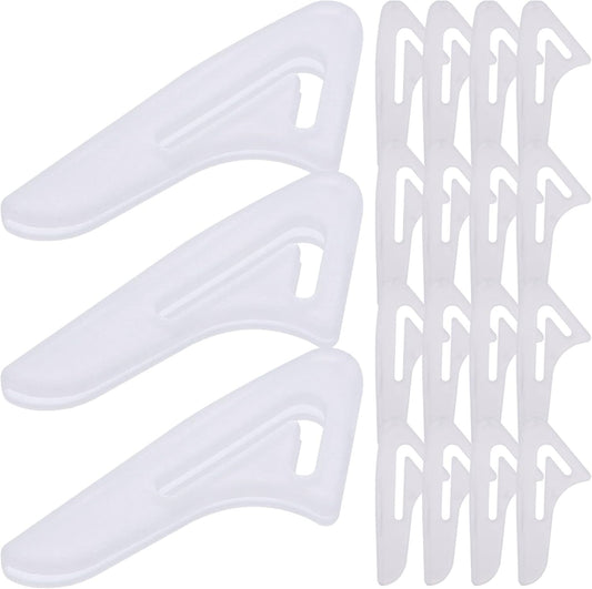 25 Pack Knife Tip Protector, Plastic Safety Cover for Chef Knives | Universal Knife Blade Tip Guards, Clear Plastic Covers Protect Knife Points for Kitchen Drawer Storage & Travel