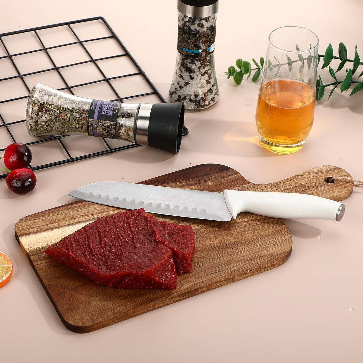18 Pcs Cutting Board Bulk 15" x 7" Original Bamboo Chopping Board with Handle Wood Charcuterie Plank Engraving Serving Kitchen Planks for Wedding Housewarming Gift(Original Bamboo Color)