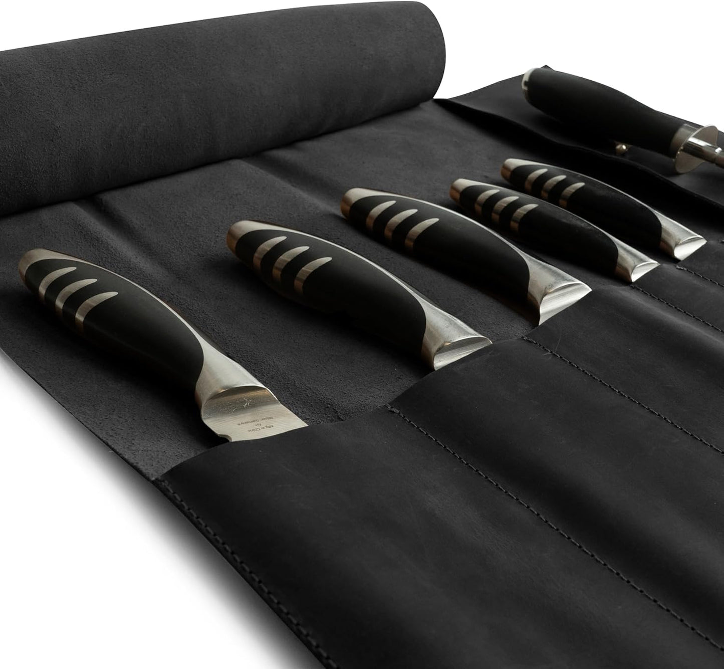 Rustic Leather Knife Roll Case, Durable Chef Knife Bag for Professional Chefs, Knife Roll Bag, Portable Carrying Case for Knives and Tools, Ideal for Culinary Travel, Knife Bags for Chefs Professional