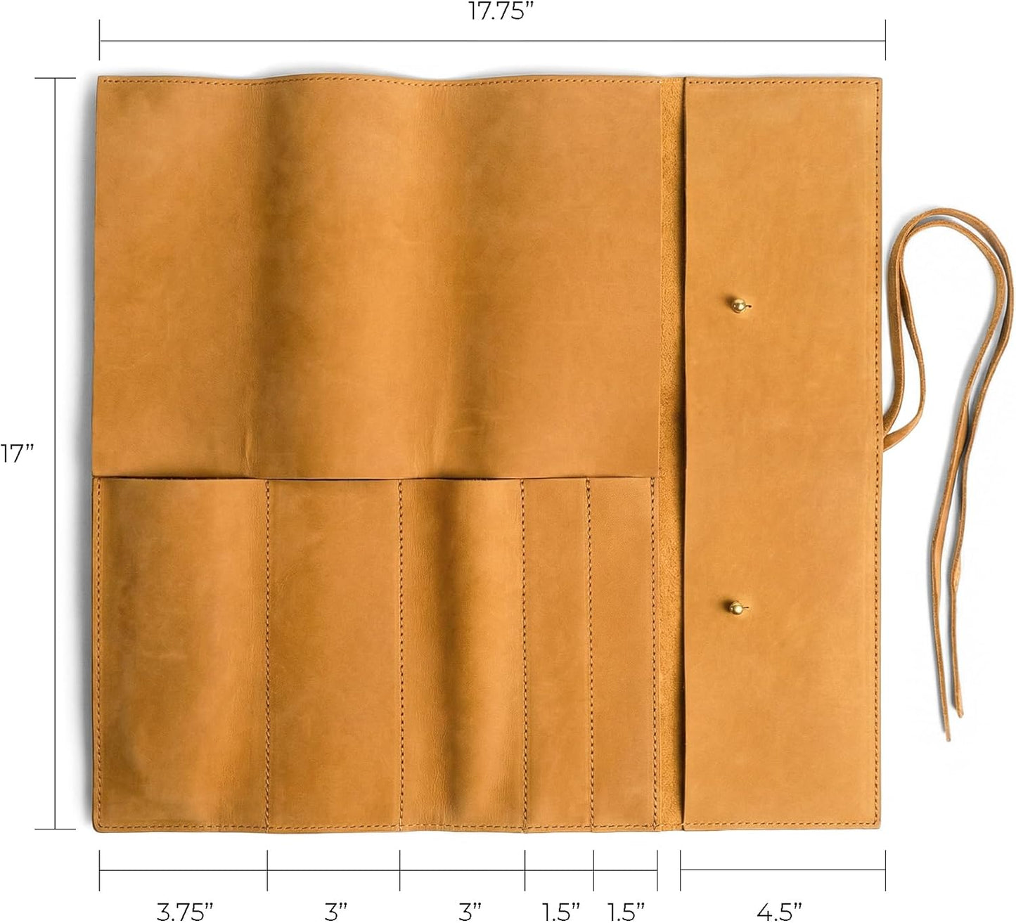 Rustic Leather Knife Roll Case, Durable Chef Knife Bag for Professional Chefs, Knife Roll Bag, Portable Carrying Case for Knives and Tools, Ideal for Culinary Travel, Knife Bags for Chefs Professional